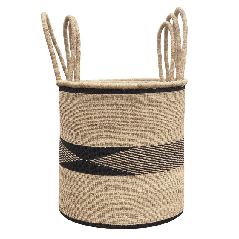 Dara Tall Basket with Two Handles